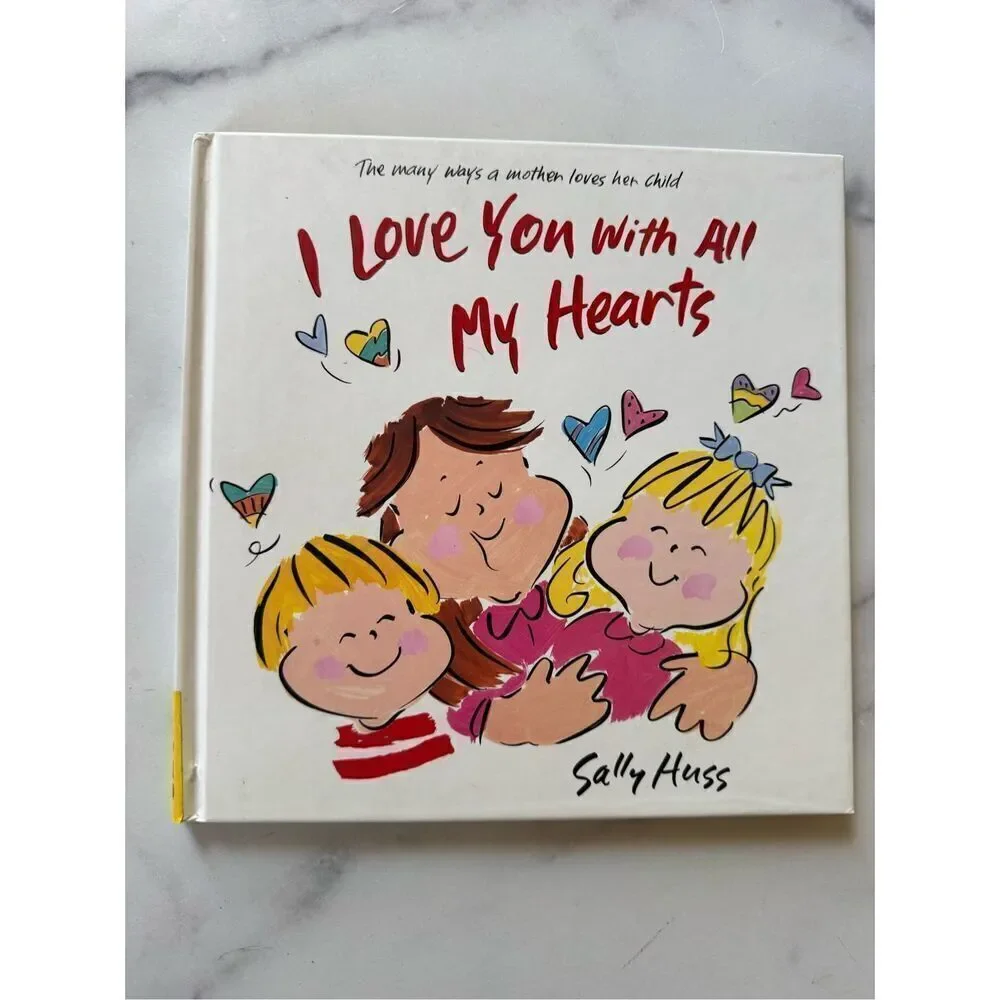 I love you with all my hearts blank notecard included hardback children’s book f